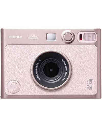 FUJIFILM instax mini EVO Hybrid Instant Camera (Gentle Rose)