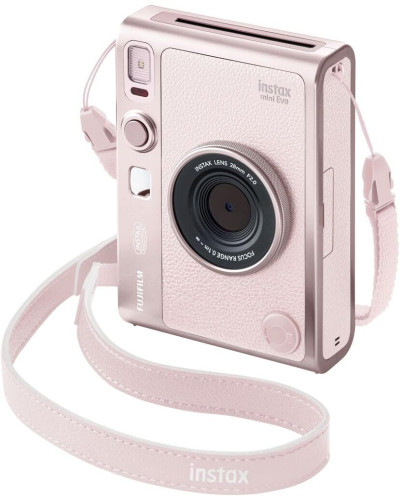 FUJIFILM instax mini EVO Hybrid Instant Camera (Gentle Rose)