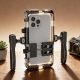 BAFANG BFT-05A Universal Phone Video Rig with Dual Handles Smartphone Cage Stabilizer for Video Recording