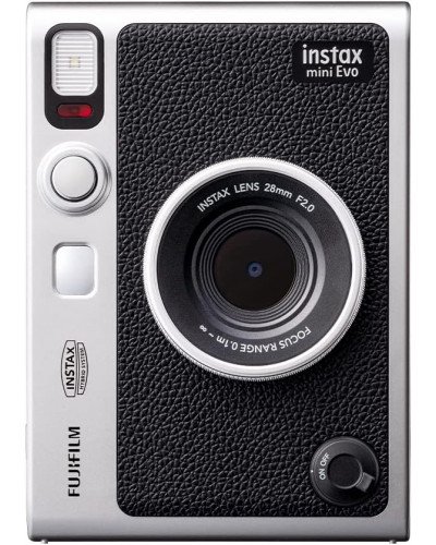 FUJIFILM INSTAX MINI EVO Hybrid Instant Camera (Black)