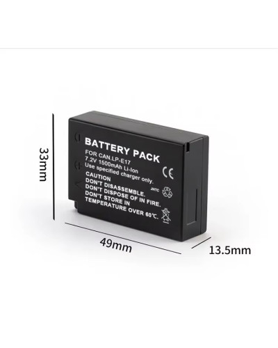 LP-E17 Battery Replecement Battery for Canon EOS RP 200 250D M3 M5 M6 750D 760D T6i T6s 800D 8000D 77D Kiss X8i Camera