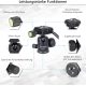 EVUMO Mini 28mm Ball Head Tripod Head with Handle