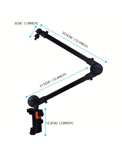 Microphone Boom Arm Universal Adjustable Arm Desktop Stand