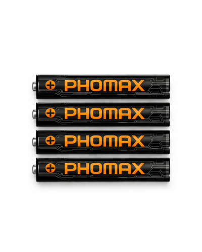 PHOMAX AAA 1110mWh Rechargeable Lithium‑ion Battery