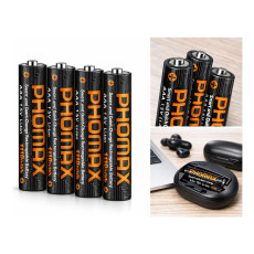 PHOMAX AAA 1110mWh Rechargeable Lithium‑ion Battery