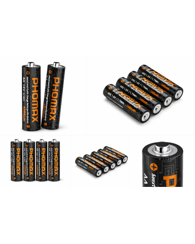 PHOMAX AA 4200mWh Rechargeable Lithium‑ion Battery