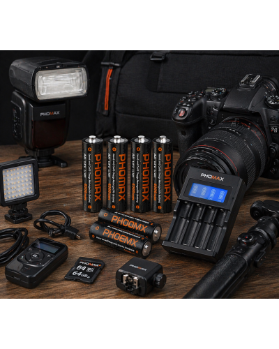 PHOMAX AA 4200mWh Rechargeable Lithium‑ion Battery