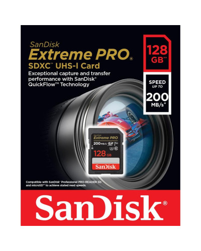 SanDisk Extreme PRO 128 GB SDXC UHS-I 200MB/S Class 10