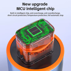 PHOMAX 8-Slot Smart Fast-Charging Charger 4x AA 4200mWh/4x AAA 1100mWh Lithium Battery kit