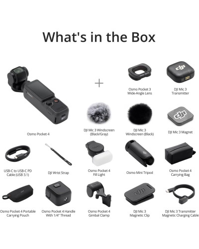 DJI Osmo Pocket 4 Creator Combo