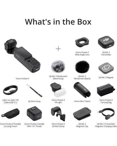 DJI Osmo Pocket 4 Creator Combo