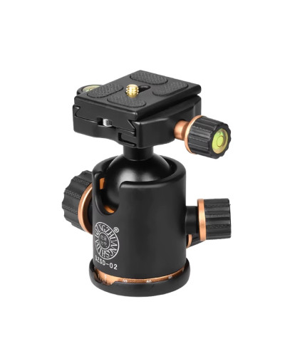 QZSD-02 Aluminum Camera Tripod Ball Head With Quick Release Plate