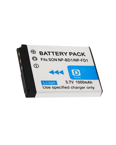 Camera Battery for Sony NP-BD1/NP-FD1 1000mAh