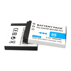 Camera Battery for Sony NP-BD1/NP-FD1 1000mAh