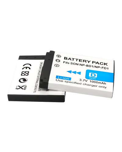 Camera Battery for Sony NP-BD1/NP-FD1 1000mAh
