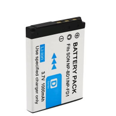 Camera Battery for Sony NP-BD1/NP-FD1 1000mAh