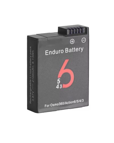 Enduro Rechargeable Li-ion Battery for DJI Osmo 360/Action 6/5Pro/4/3 1770mAh Enduro Rechargeable Li-ion Battery for DJI Osmo 360/Action 6/5Pro/4/3 1770mAh