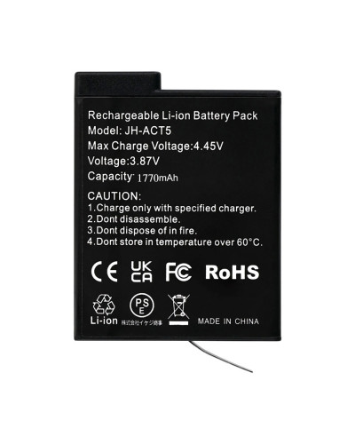 Enduro Rechargeable Li-ion Battery for DJI Osmo 360/Action 6/5Pro/4/3 1770mAh
