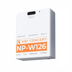 K&F Concept NP-W126 NP-W126S Battery with USB C Fast Charging