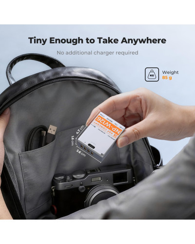 K&F Concept NP-W126 NP-W126S Battery with USB C Fast Charging