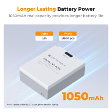 K&F Concept NP-W126 NP-W126S Battery with USB C Fast Charging