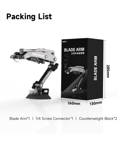 MOVMAX Blade Arm for DJI Pocket 3