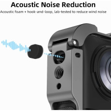 Flymily Metal Cage Rig Housing Frame with Lens Cover for Insta360 X5