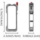 Flymily Metal Cage Rig Housing Frame with Lens Cover for Insta360 X5