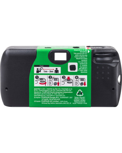 FUJIFILM QuickSnap Flash 400 One-Time-Use Disposable Camera (27 Exposures)