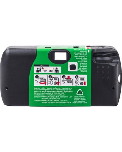 FUJIFILM QuickSnap Flash 400 One-Time-Use Disposable Camera (27 Exposures)