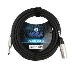 YORX XLR Male to Mono Jack Male Audio Cable 6M