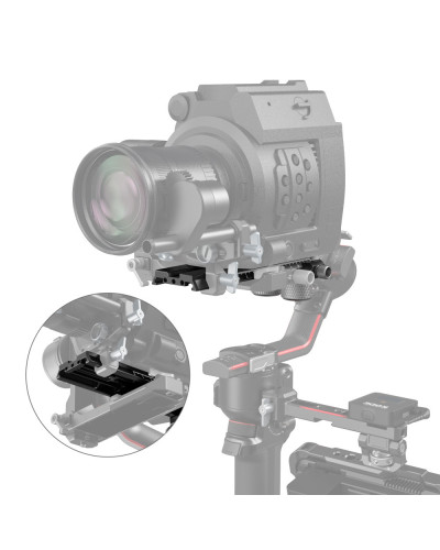 SmallRig Extended Quick Release Plate for DJI RS / RS 2 / RS 3 / RS 3 Pro / RS 4 / RS 4 Pro / RS 5 (Compatible with Manfrotto Specifications)