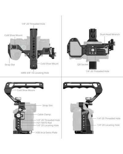 SmallRig Cage Kit for Sony Alpha 7R V / 7 IV / 7S III / 7 V