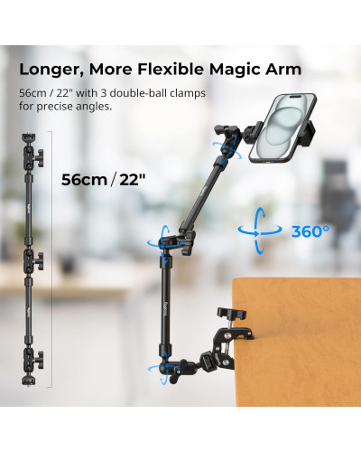 SmallRig Desktop Shooting Magic Arm with Crab Clamp Kit