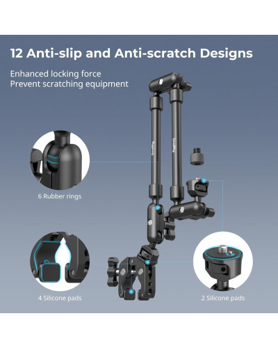 SmallRig Desktop Shooting Magic Arm with Crab Clamp Kit