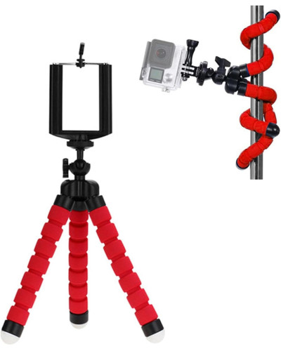 Flexible tripod stand for mobile phones and digital cameras