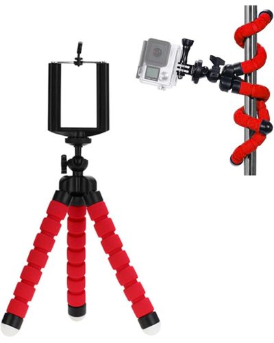 Flexible tripod stand for mobile phones and digital cameras