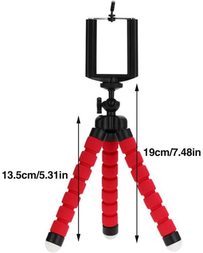 Flexible tripod stand for mobile phones and digital cameras