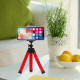 Flexible tripod stand for mobile phones and digital cameras