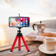 Flexible tripod stand for mobile phones and digital cameras