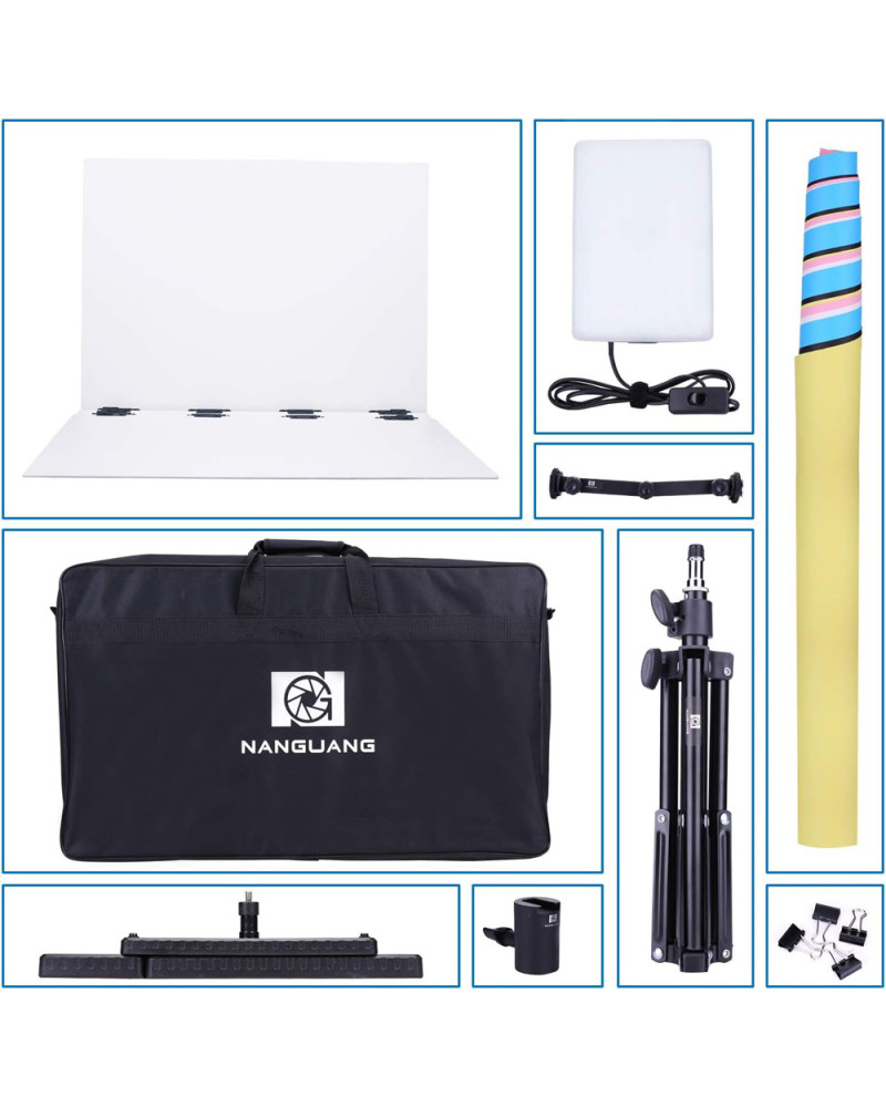 NANGUANG CN-T96 3Kit Ultra-Thin Ultra-Soft Ra95 5600K Easy Setting Photo Lighting Kit NANGUANG CN-T96 3Kit Ultra-Thin Ultra-Soft Ra95 5600K Easy Setting Photo Lighting Kit