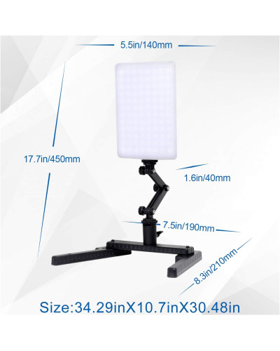 NANGUANG CN-T96 3Kit Ultra-Thin Ultra-Soft Ra95 5600K Easy Setting Photo Lighting Kit