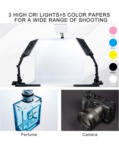 NANGUANG CN-T96 3Kit Ultra-Thin Ultra-Soft Ra95 5600K Easy Setting Photo Lighting Kit