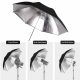 80cm Professional Reflective umbrella studio lighting Black/Silver 80cm Professional Reflective umbrella studio lighting Black/Silver