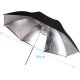 80cm Professional Reflective umbrella studio lighting Black/Silver 80cm Professional Reflective umbrella studio lighting Black/Silver