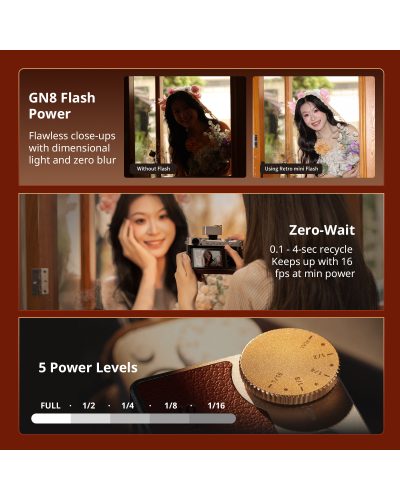 SmallRig RS-R20 Retro Mini Speedlite Flash