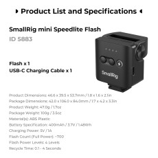 SmallRig RS-R22 Mini Speedlite Flash