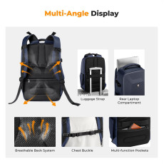 K&F Concept Camera Backpack 22L Nature Wander 10 (Deep Blue)