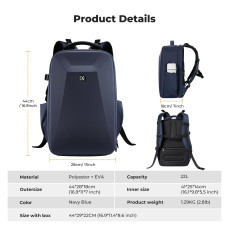 K&F Concept Camera Backpack 22L Nature Wander 10 (Deep Blue)