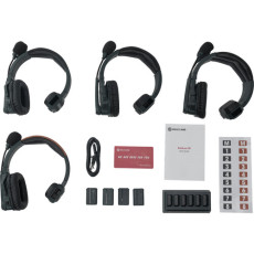 Hollyland Solidcom SE Global 4S 4-Person Full-Duplex Single-Ear Noise-Canceling Headset Intercom System 